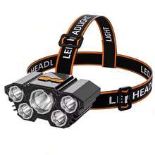 Elvior 5-LED Tactical Headlamp — 4-Mode Hands-Free Lighting