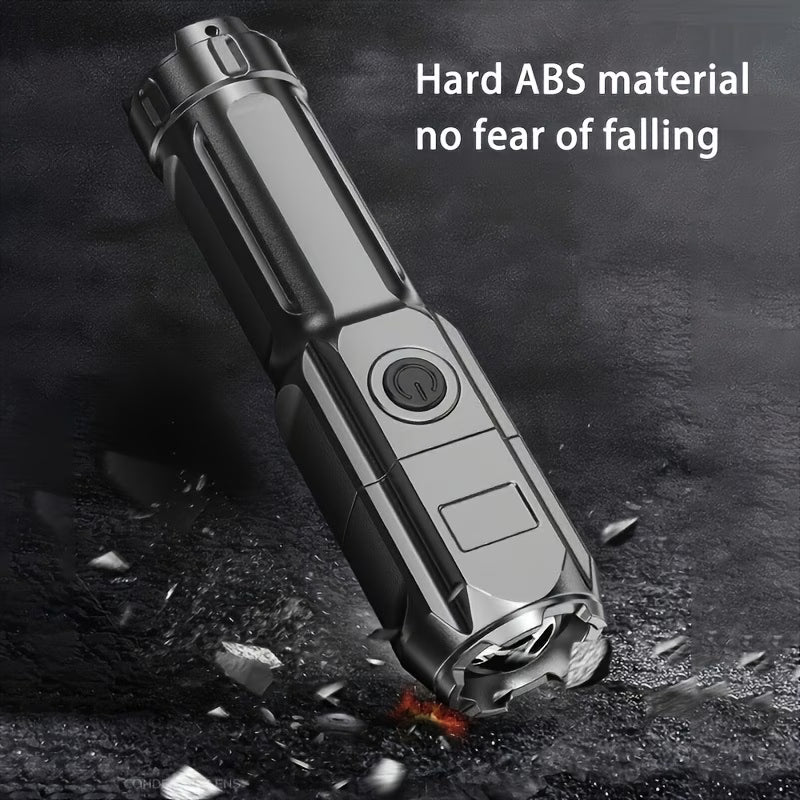 Tactical Zoom Flashlight — Focusable Beam
