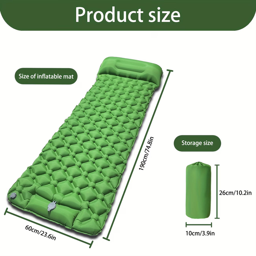 Single-Person Outdoor Inflatable Sleeping Pad