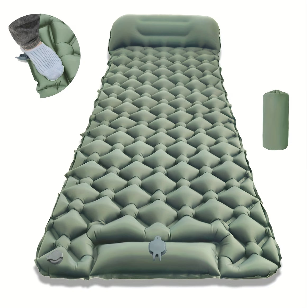 Single-Person Outdoor Inflatable Sleeping Pad