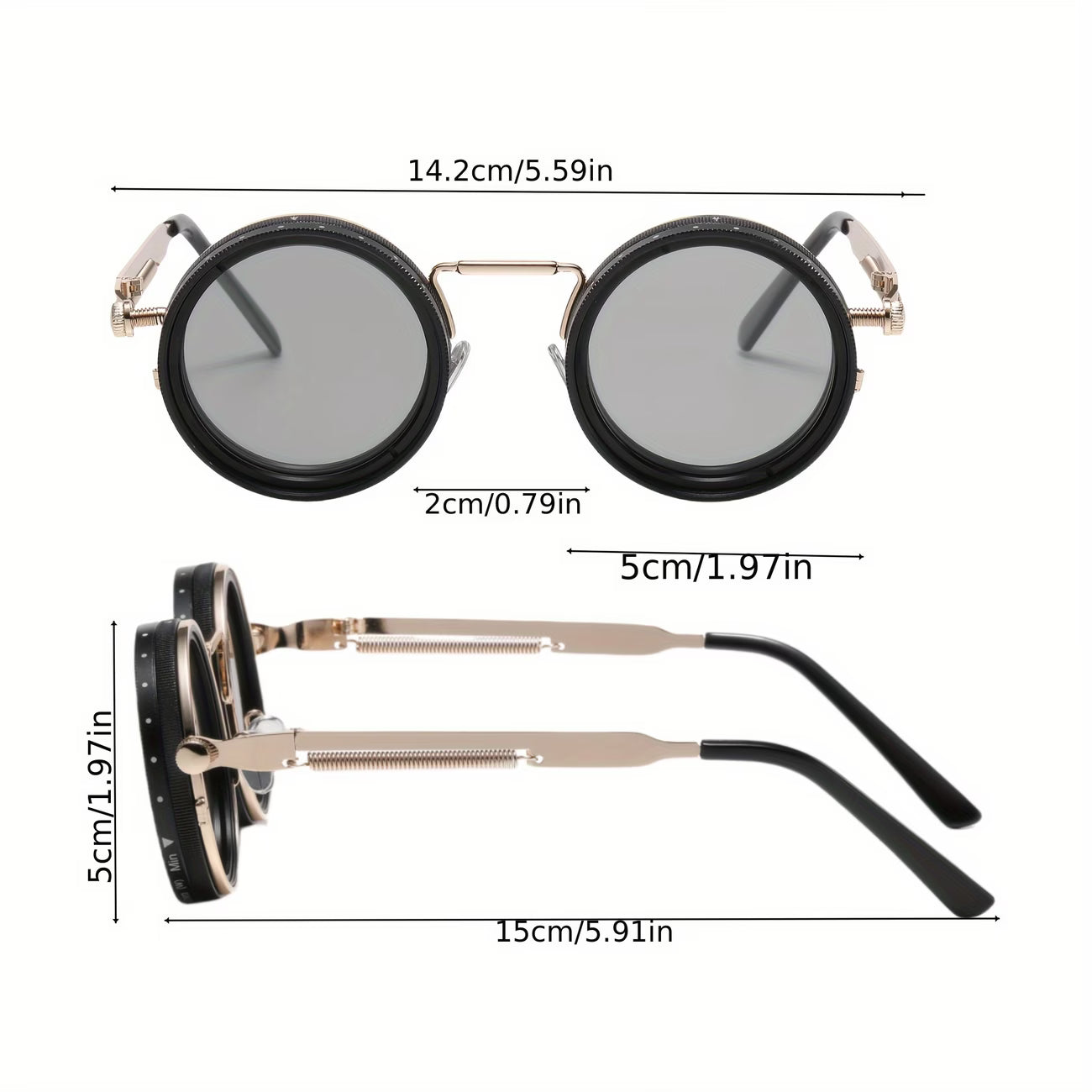 Aluminum-Magnesium Fashion Eyeglasses