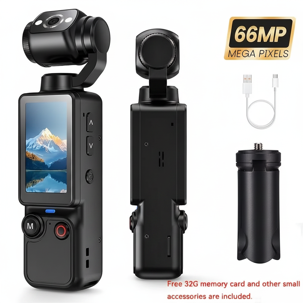 66MP Pocket Gimbal Camera - Accurate