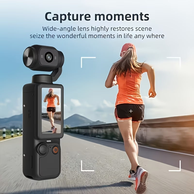 66MP Pocket Gimbal Camera — 3-Axis Stabilization + Free 32GB Card