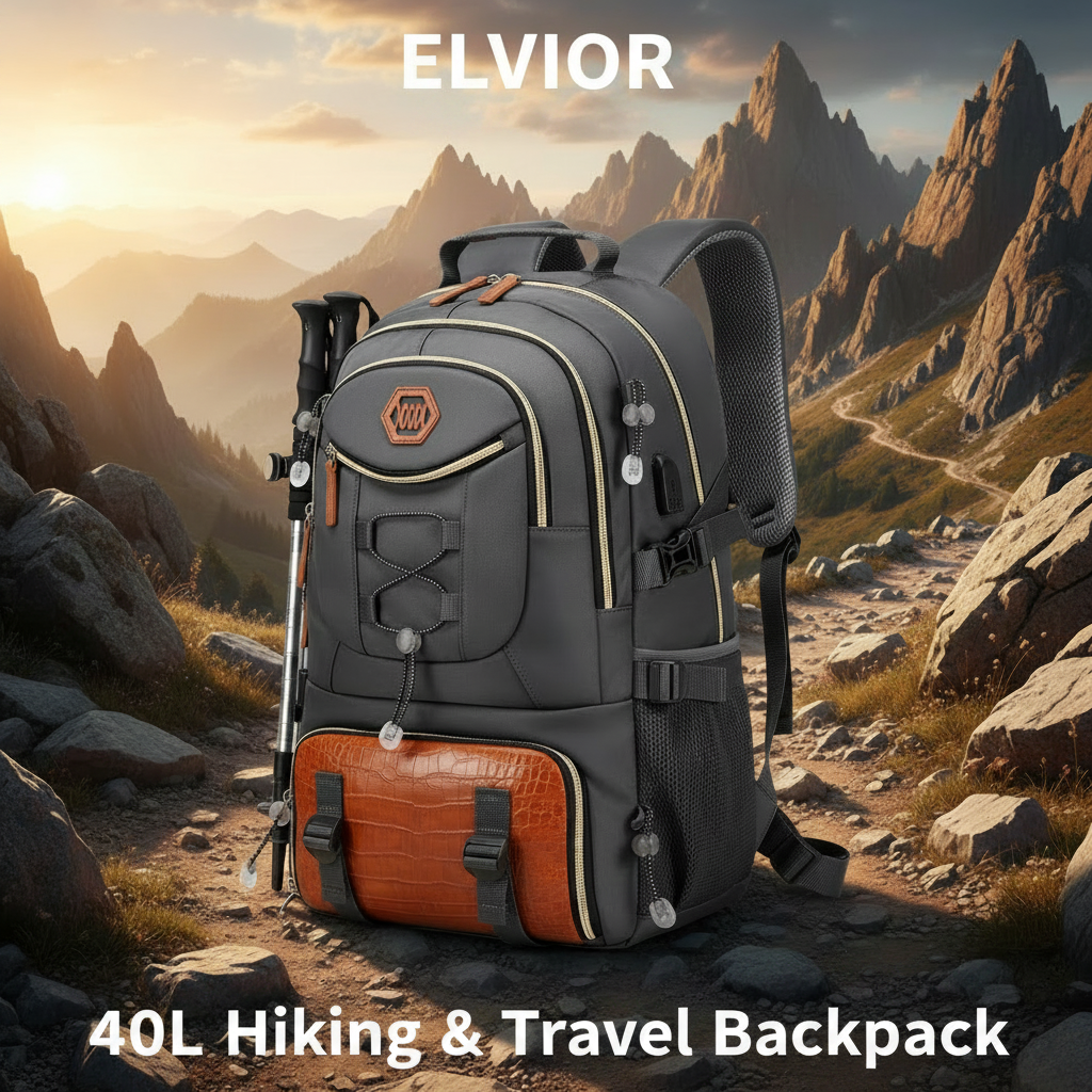 Elvior 40L Hiking & Travel Backpack