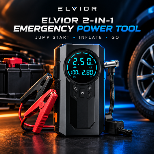 Elvior RoadReady Jump Starter & Tyre Inflator™